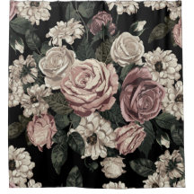 Flores de Vintagem Russas Elegantes e Negrito