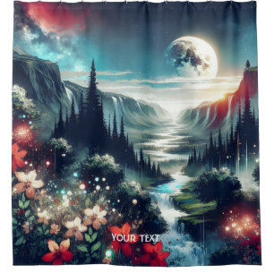 Cortina Para Box Flores do Rio Lua Fantasy Cute