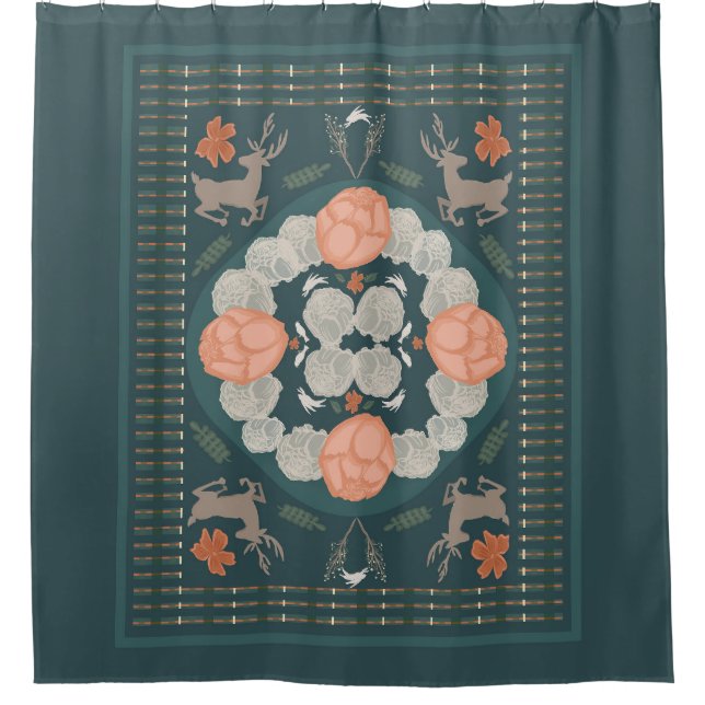 Cortina Para Box Floresta Encantada (Frente)