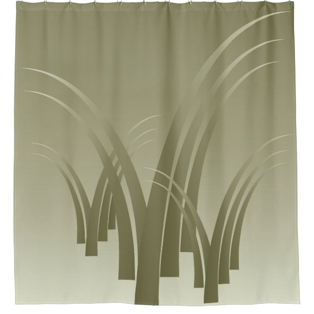 Cortina Para Box floresta ouro (Frente)