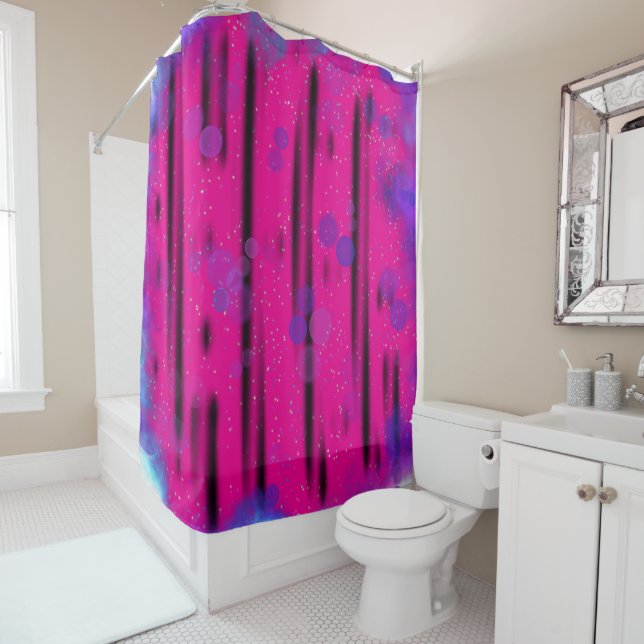 Cortina Para Box Fluxo de Bolhas Cósmicas (In Situ)