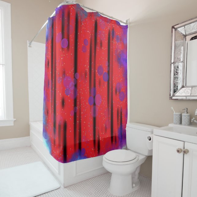 Cortina Para Box Fluxo de Bolhas Cósmicas (In Situ)