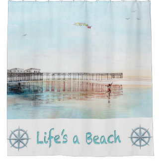Cortina Para Box Flying High at Low Tide Shower Curtain