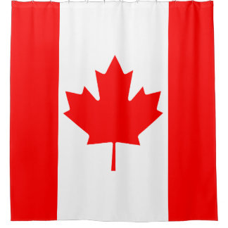 Cortina Para Box Folha de bordo clássica da bandeira de Canadá