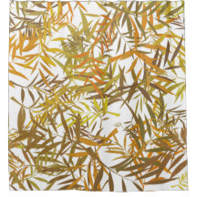 Folhas de Salgueiro em Laranja Dourado e Bronze