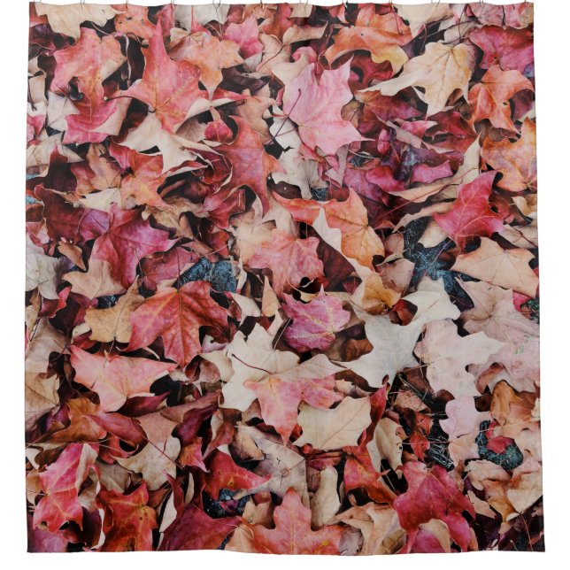 Cortina Para Box Folhas secas (Frente)