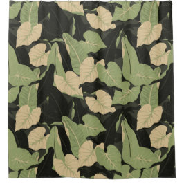 Cortina Para Box Folhas Tropicais