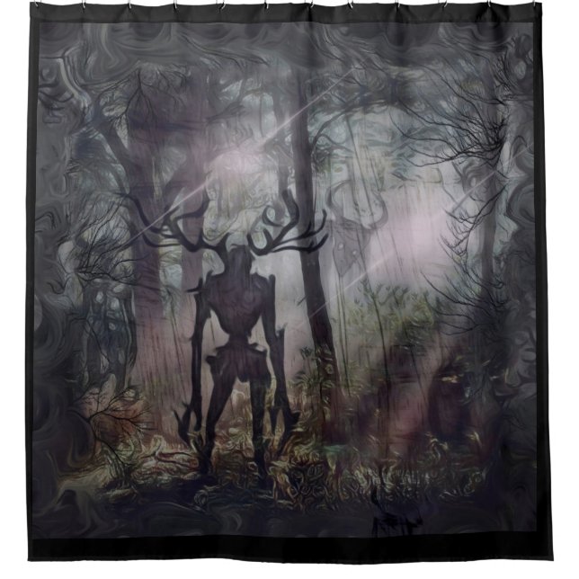Cortina Para Box Forest Creeper scary (Frente)