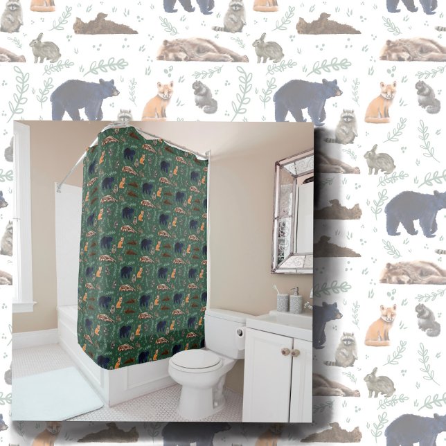 Cortina Para Box Forest Friends Wild Animals (Criador carregado)