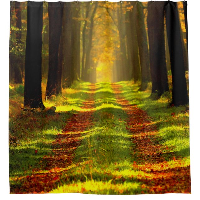 CORTINA PARA BOX FOREST SUNLIGHT SHOWER CURTAIN (Frente)