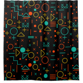 Cortina Para Box Formas geométricas