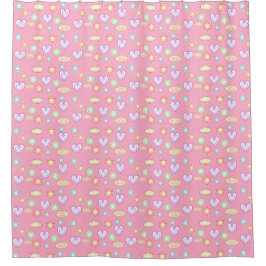 Cortina Para Box Formas rosa claro