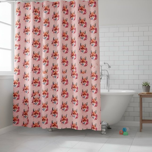 Cortina Para Box Fox Shower Curtain (Criador carregado)