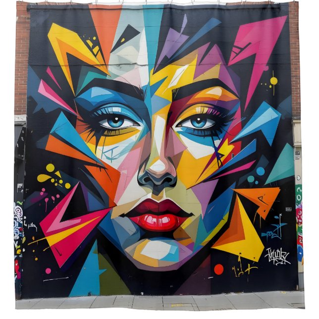 Cortina Para Box Fragments Of Identity -  (Frente)