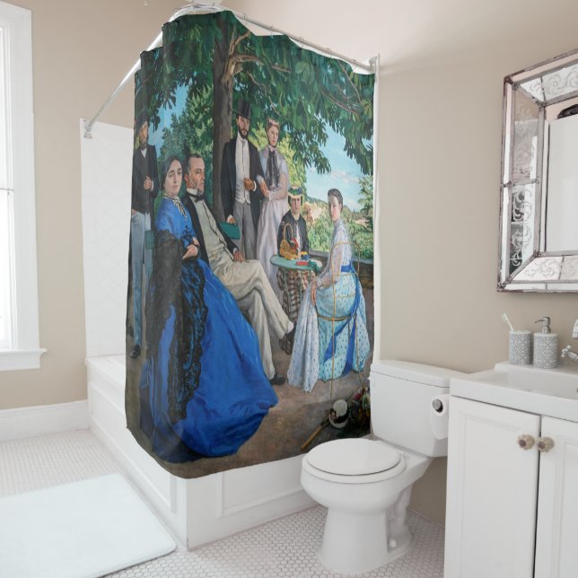 Cortina Para Box Frederic Bazille - A Reunião Familiar (In Situ)