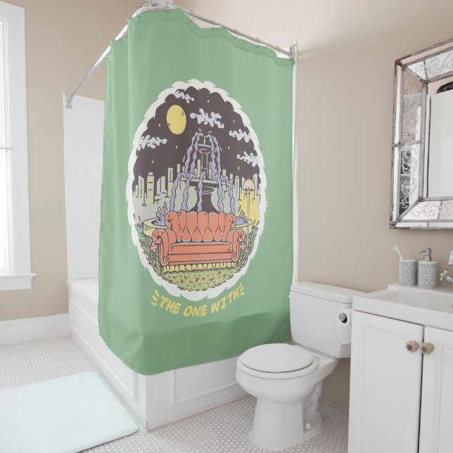 Cortina Para Box FRIENDS™ | Cartoon Fountain (In Situ)