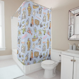 Cortina Para Box FRIENDS™ Colorful Cartoon Pattern