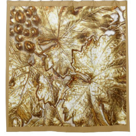 Cortina Para Box FRUTA ouro NA VINHA