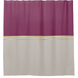 Cortina Para Box Fuchsia e Taupe Haven