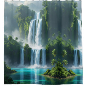 Cortina Para Box Fuga em cascata: A energia da natureza em cada