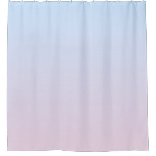 Cortina Para Box Fundo de Gradação Cor-de-Rosa Pálido e Azul