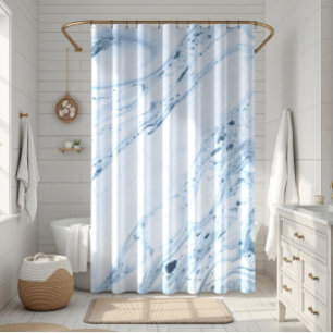 Cortina Para Box Fundo de manchas de cinza azul