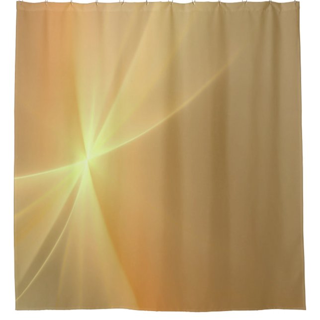 Cortina Para Box Fundo de ouro laranja fractal (Frente)