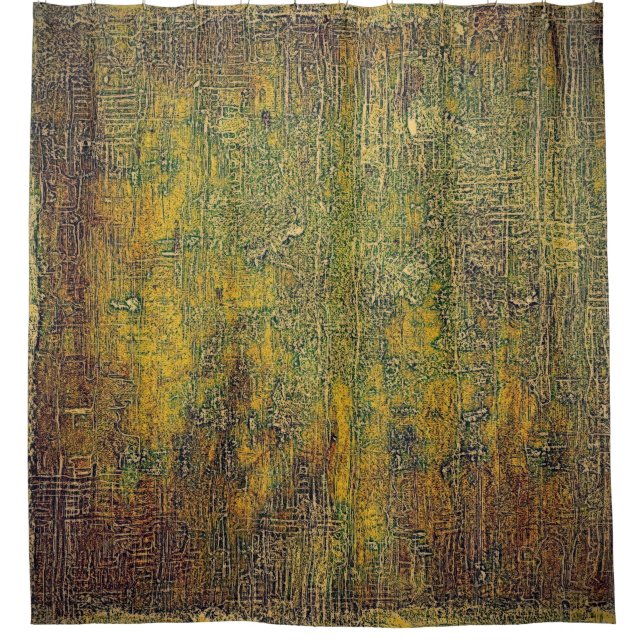 Cortina Para Box Fundo velho ou textura úmida do shabby com  (Frente)