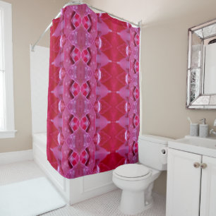 Cortina Para Box Fuschia Ikat