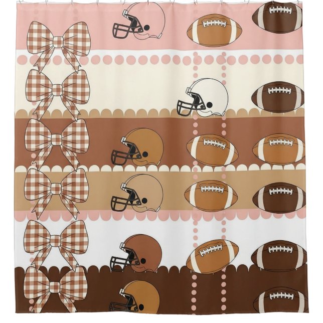 Cortina Para Box Fútbol Coquette Arco Iris Estampado de Leopardo (5 (Frente)