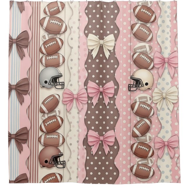 Cortina Para Box Fútbol Coquette Arco Iris Estampado de Leopardo (9 (Frente)