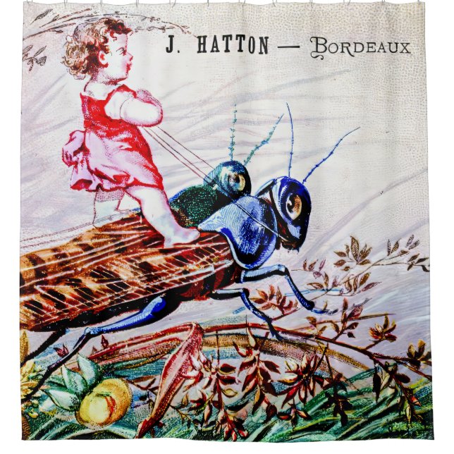 Cortina Para Box Gafanhotos-do-rio-criança (Frente)