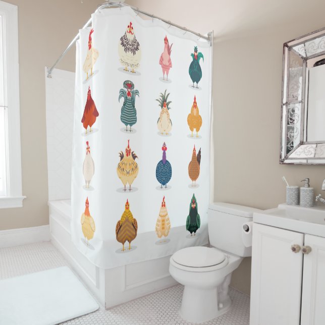 Cortina Para Box  Galinha (In Situ)