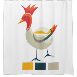 Cortina Para Box Galinha