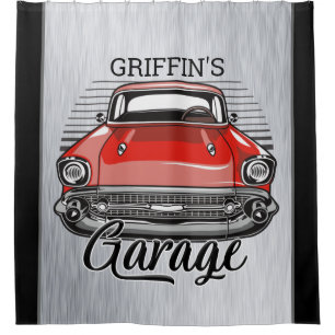 Cortina Para Box Garagem de Automóveis Clássicos Retroativos do NOM
