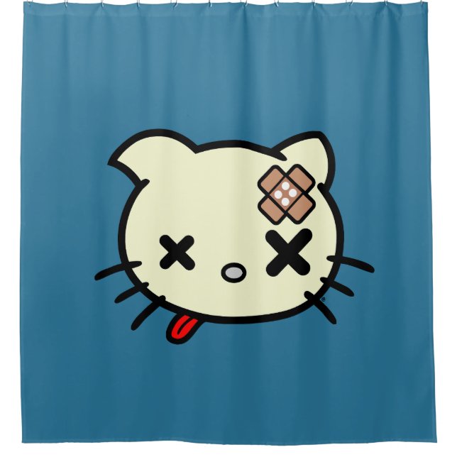 Cortina Para Box Gatinho doente (Frente)