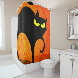 Cortina Para Box Gato Negro