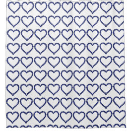 Cortina Para Box Gemstone Sapphire Blue Heart