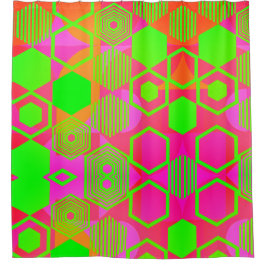 Cortina Para Box Geometric Graphic Motif Modern Trend