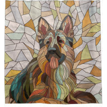 German shepherd - Arte Mosaica
