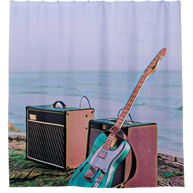 Cortina Para Box Gift for guitarist friend (Frente)