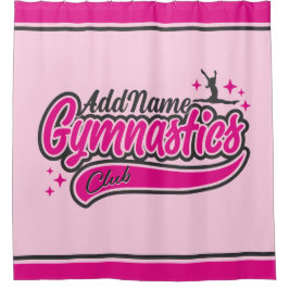 Cortina Para Box Ginástica de Divisão de Gymnast de NOME Personaliz