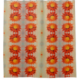 Cortina Para Box Girassol de laranja vibrante