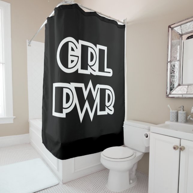 Cortina Para Box Girl Power, Grl Pwr (In Situ)