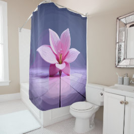 Cortina Para Box Gladíolos Dimensionais: Masterícula Rosa e Púrpura