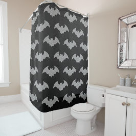 Cortina Para Box Glittery Bat Halloween