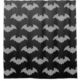 Cortina Para Box Glittery Bat Halloween