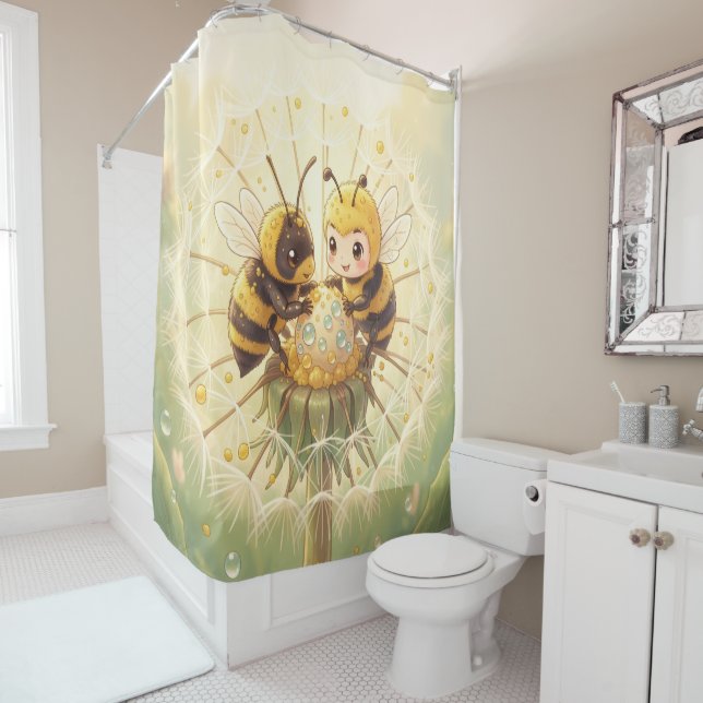 Cortina Para Box Golden Bumblebee in Bloom Dance.5 (In Situ)
