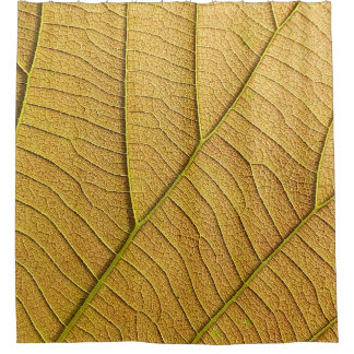 Cortina Para Box Golden yellow leaf pattern in the morning.