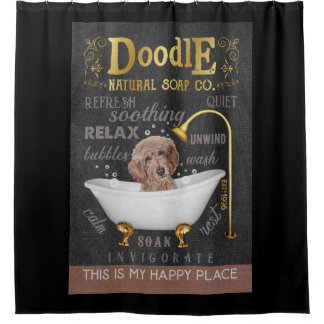 Cortina Para Box Goldendoodle Dog Natural Bath Soap Company Canvas